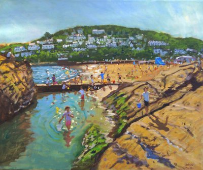 Sea pool, Looe, 2013 by Andrew Macara